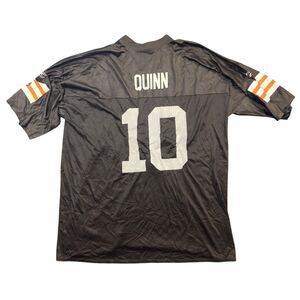 Reebok Cleveland Browns NFL Brady Quinn #10 Jersey Men's 2XL Black Short Sleeve